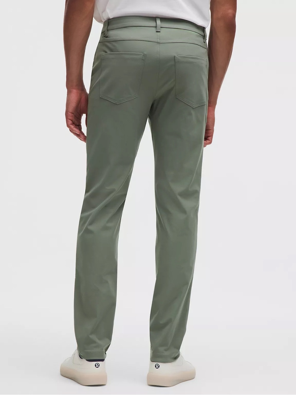 Lululemon Men’s ABC Warpstreme 5 Pocket Pants Olive Green Size 33x30 - Picture 4 of 16